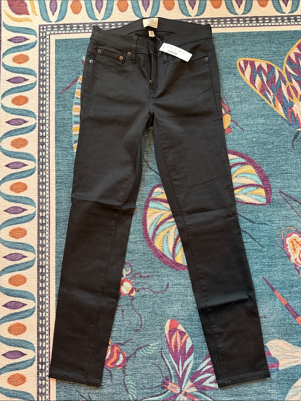 J. Crew Black 8” Toothpick Jeans